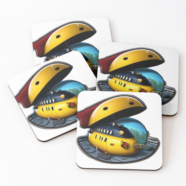 Item preview, Submerged Adventure: A Submarine Sticker designed and sold by Permana96.