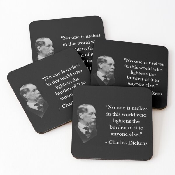 Item preview, Charles Dickens Quote - Lightening Burdens designed and sold by Reed-Inc.