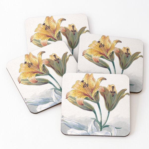 Item preview, Yellow and White Lilies | Willem van Leen designed and sold by LaMadeleine.