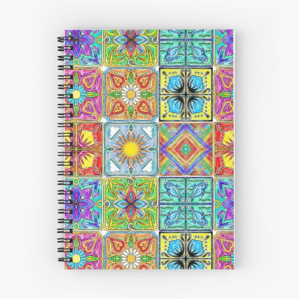 Item preview, colorful spanish tile designed and sold by beesocks.