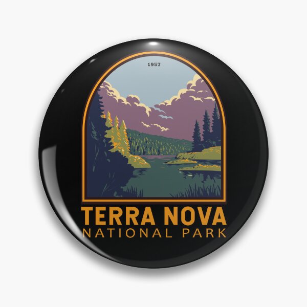 Item preview, Terra Nova National Park Canada Vintage Emblem designed and sold by KrisSidDesigns.
