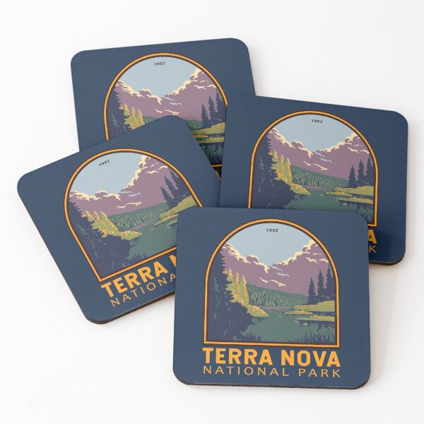 Item preview, Terra Nova National Park Canada Vintage Emblem designed and sold by KrisSidDesigns.