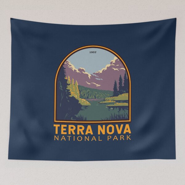 Item preview, Terra Nova National Park Canada Vintage Emblem designed and sold by KrisSidDesigns.
