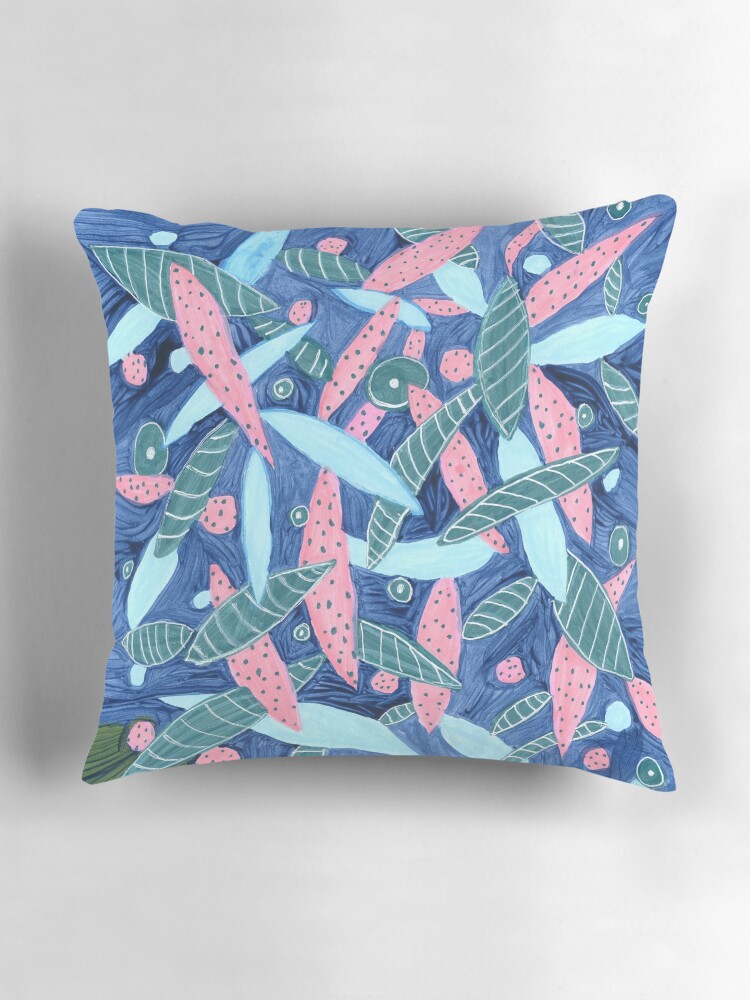 Thumbnail 3 of 4, Pillow, Springtime Botanical designed and sold by JudyHuck.