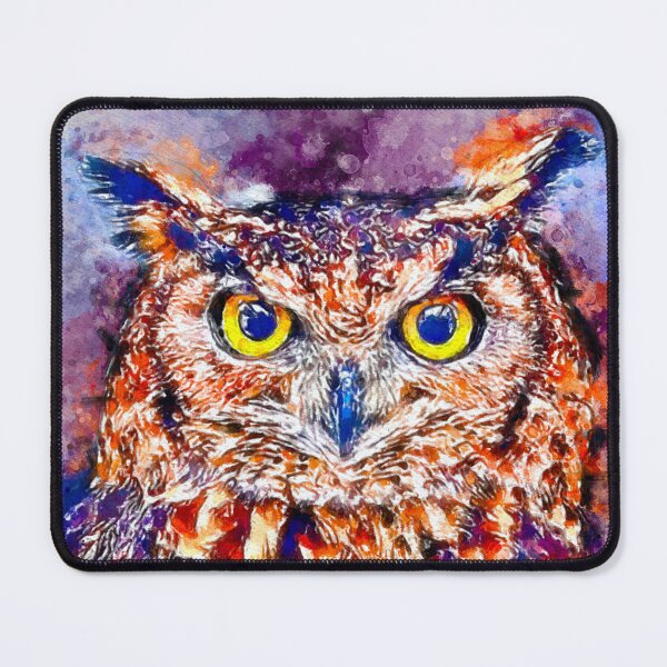 Item preview, Watercolor Eagle Owl designed and sold by Daniel Janda.