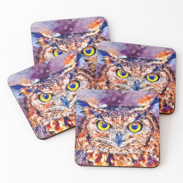 Item preview, Watercolor Eagle Owl designed and sold by Daniel Janda.