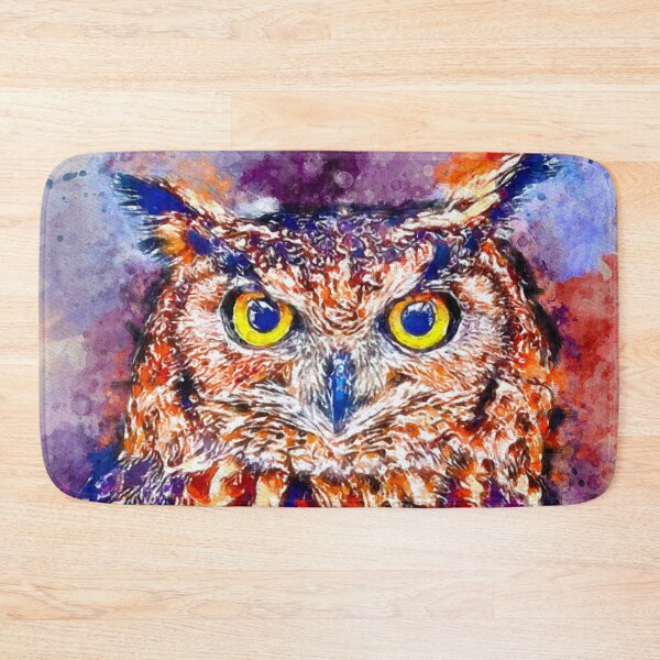 Item preview, Watercolor Eagle Owl designed and sold by Daniel Janda.