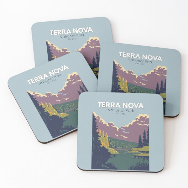 Item preview, Terra Nova National Park Canada Travel Art Vintage designed and sold by KrisSidDesigns.