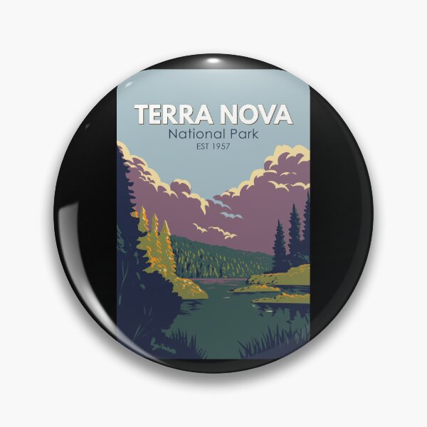 Item preview, Terra Nova National Park Canada Travel Art Vintage designed and sold by KrisSidDesigns.