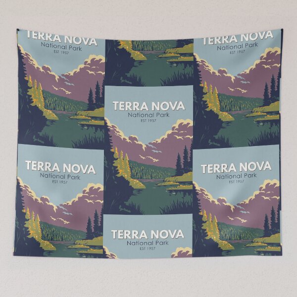 Item preview, Terra Nova National Park Canada Travel Art Vintage designed and sold by KrisSidDesigns.