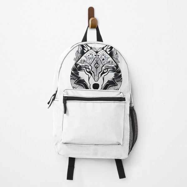 Item preview, Wolf Mandala - Tattoo Style designed and sold by wildbamboo.