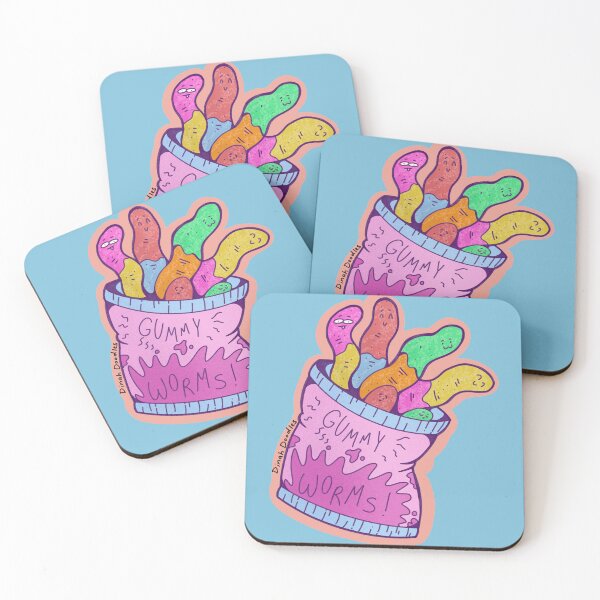 Item preview, Gummy Worms! designed and sold by dinah-doodles.
