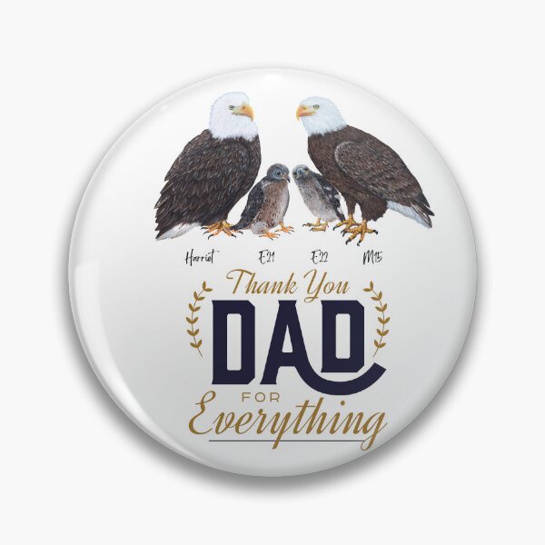 Item preview, Thank you Dad for Everything - Bald Eagle M15 Art designed and sold by Roy & Tiffany.