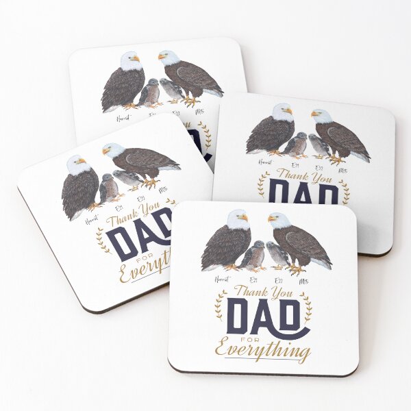 Item preview, Thank you Dad for Everything - Bald Eagle M15 Art designed and sold by Roy & Tiffany.