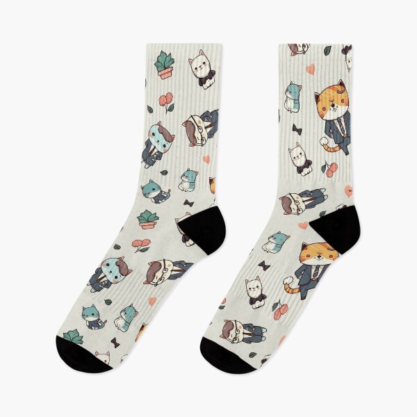 Item preview, Cute Cats Pattern designed and sold by aiko-art.