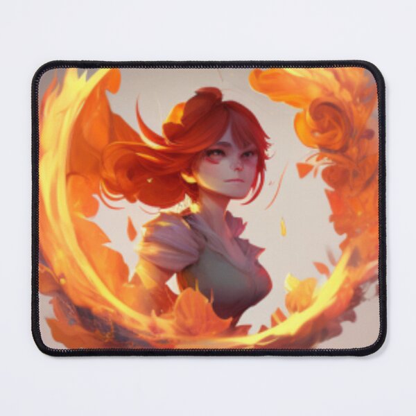 Item preview, girl on fire artwork design designed and sold by mangature Lady.