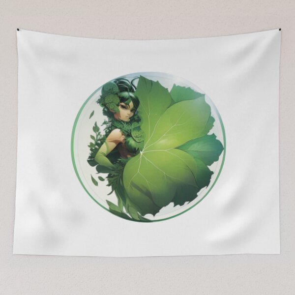 Item preview, Plant anime drawing design  designed and sold by mangature  Lady.
