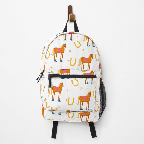 Artikelvorschau, Funny horse golden- pink background- with stars and blue boots entworfen und verkauft von Studio Lydia  Lovely.