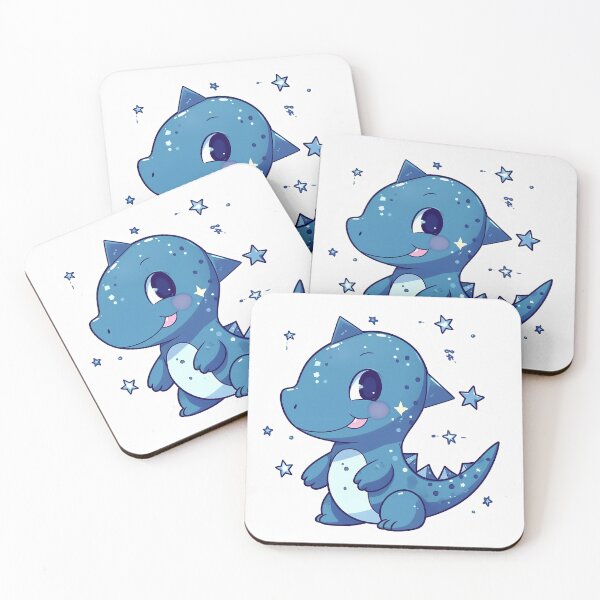 Item preview, cute blue dinosaur emoji  designed and sold by nhahn33.