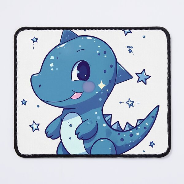 Item preview, cute blue dinosaur emoji  designed and sold by nhahn33.