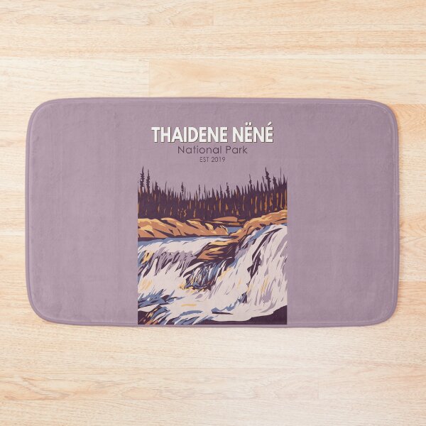 Item preview, Thaidene Nene National Park Canada Travel Art Vintage designed and sold by KrisSidDesigns.