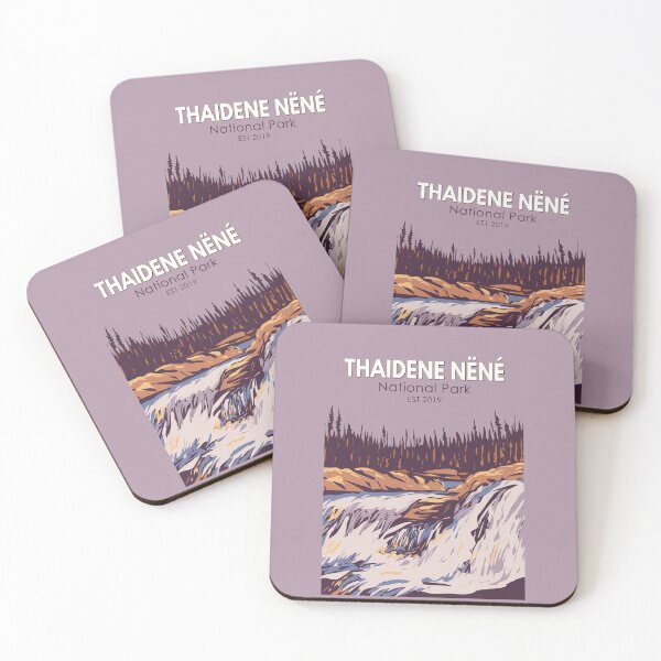 Item preview, Thaidene Nene National Park Canada Travel Art Vintage designed and sold by KrisSidDesigns.