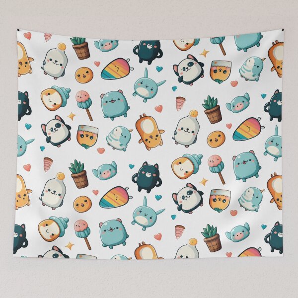 Item preview, Cute Animals Pattern designed and sold by aiko-art.
