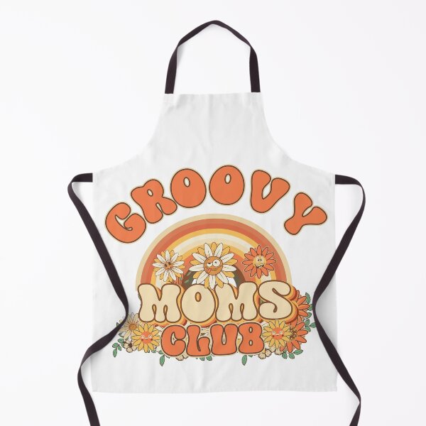 Item preview, Groovy moms club Retro quote gift for funny mother Vintage floral pattern designed and sold by HomeCoquette.