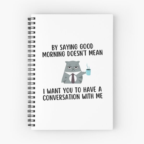 Item preview, Morning Grouch Cat, Coffee designed and sold by AlfabetDesign.