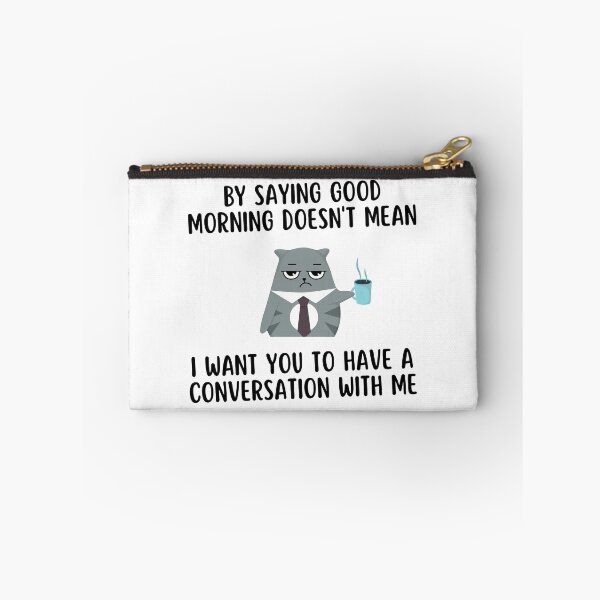 Item preview, Morning Grouch Cat, Coffee designed and sold by AlfabetDesign.