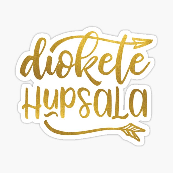 Diokete Hupsala - Gold Sticker