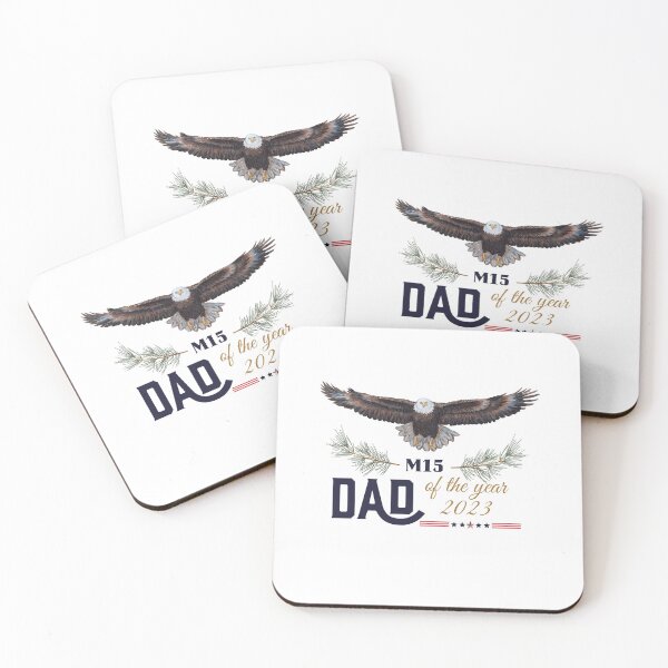 Item preview,  Dad of the year, - Bald Eagle M15 Art designed and sold by Roy & Tiffany.