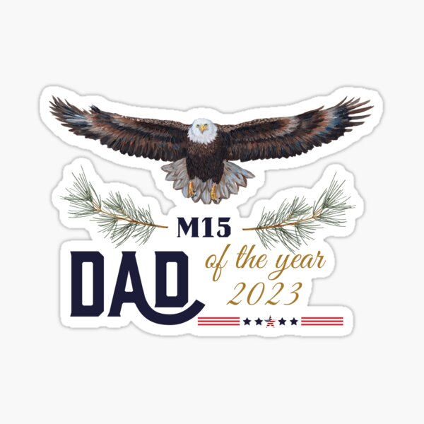 Happy Father's Day - Bald Eagle M15 Art | Poster