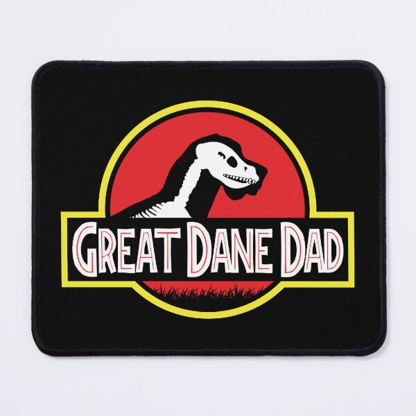 Item preview, (For Dark Background) Jurassic Uncropped Great Dane Dad designed and sold by More Cute Dogs.