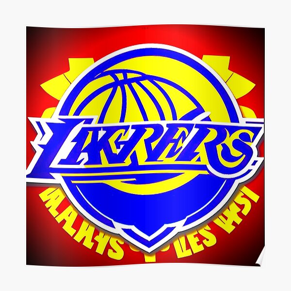 LAKERS LA DODGERS LOGO DRAWING Poster for Sale by Sdem85