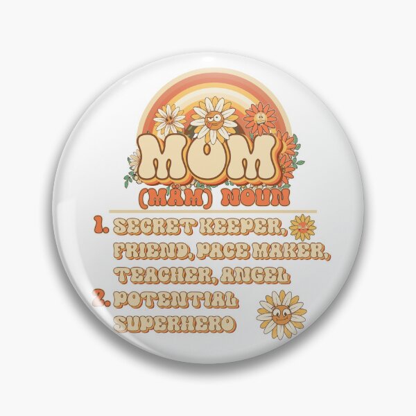 Item preview, Moms funny sarcastic quote Retro quote gift for funny mother Vintage floral pattern designed and sold by HomeCoquette.