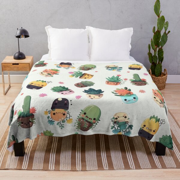 Item preview, Cute Succulents Pattern designed and sold by aiko-art.