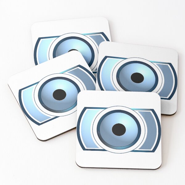 Item preview, Mati Evil Eye Blues White Oval designed and sold by Yiorgos Designs.