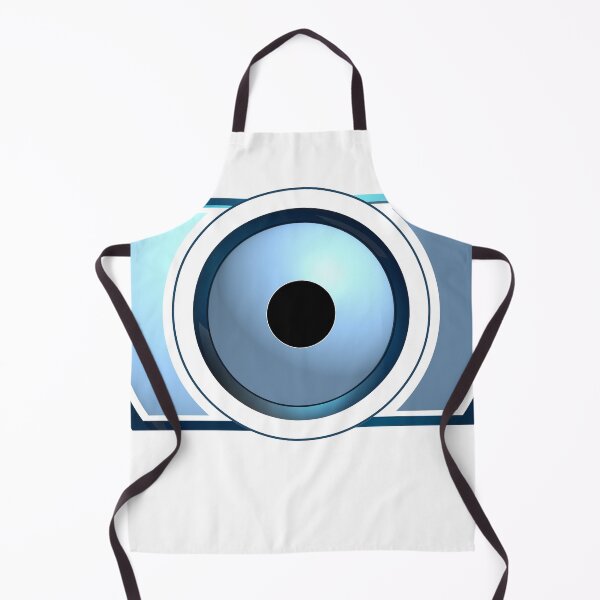 Item preview, Mati Evil Eye Blues White Oval designed and sold by Yiorgos Designs.