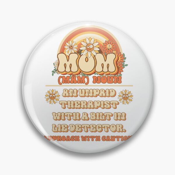 Item preview,  Moms funny cute quote Retro quote gift for funny mother Vintage floral pattern designed and sold by HomeCoquette.