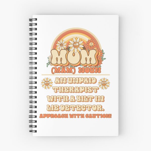 Item preview,  Moms funny cute quote Retro quote gift for funny mother Vintage floral pattern designed and sold by HomeCoquette.