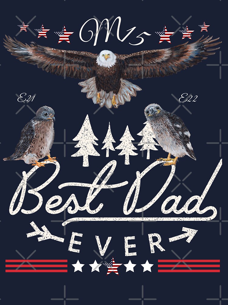 Happy Father's Day - Bald Eagle M15 Art Sticker for Sale by Tiffany Roy