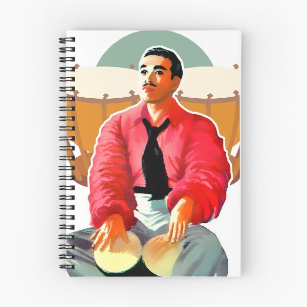 Item preview, Latino musician man playing drum designed and sold by gabihat.