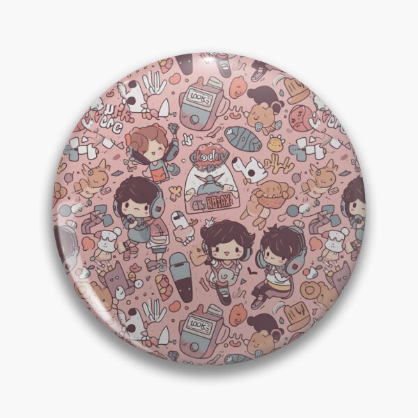 Item preview, Kawaii K-Pop - Cute K-Pop Pattern designed and sold by Reimagining  Images.