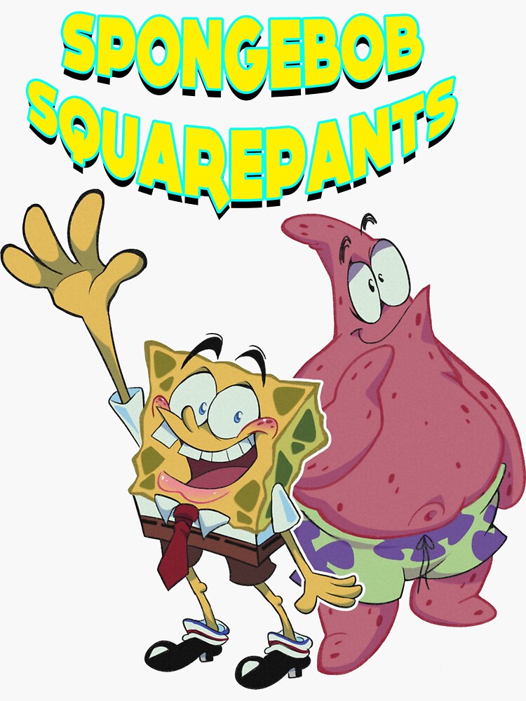 Sponge Bob Squarepants Sticker for Sale by Sunce74