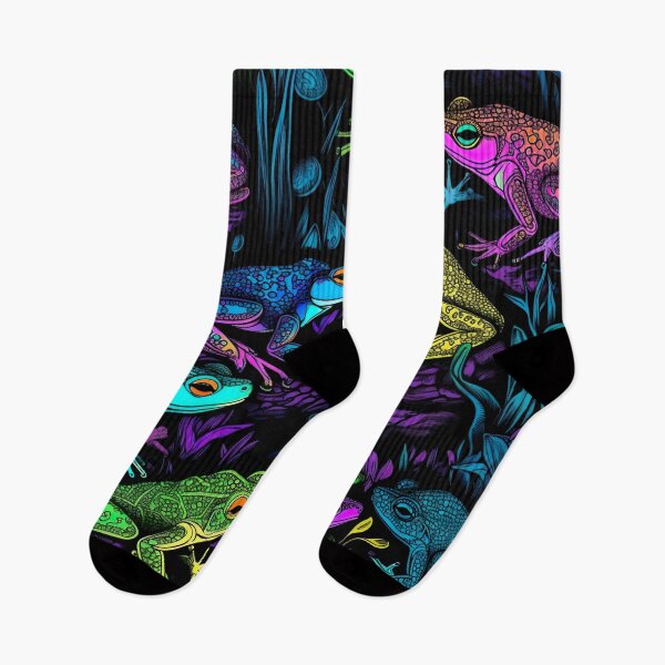 Item preview, Blacklight Trippy Tree Frogs designed and sold by Matt's Artificial Nature.