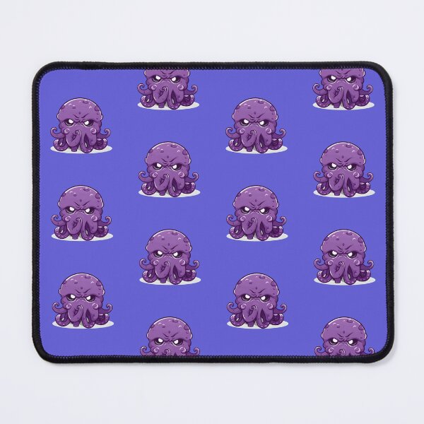 Item preview, Purple grumpy octopus designed and sold by MidgardWonders.