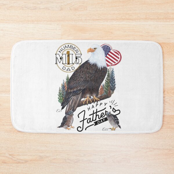 Item preview, Happy Father's Day - Bald Eagle M15 Art designed and sold by Roy & Tiffany.