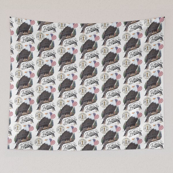 Item preview, Happy Father's Day - Bald Eagle M15 Art designed and sold by Roy & Tiffany.
