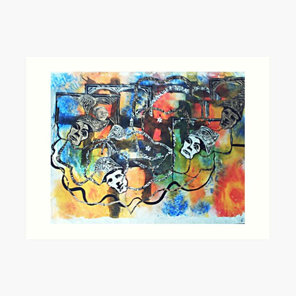 Unmasked Art Print